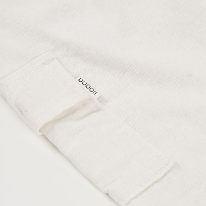 Calções de Linho Cargo Branco