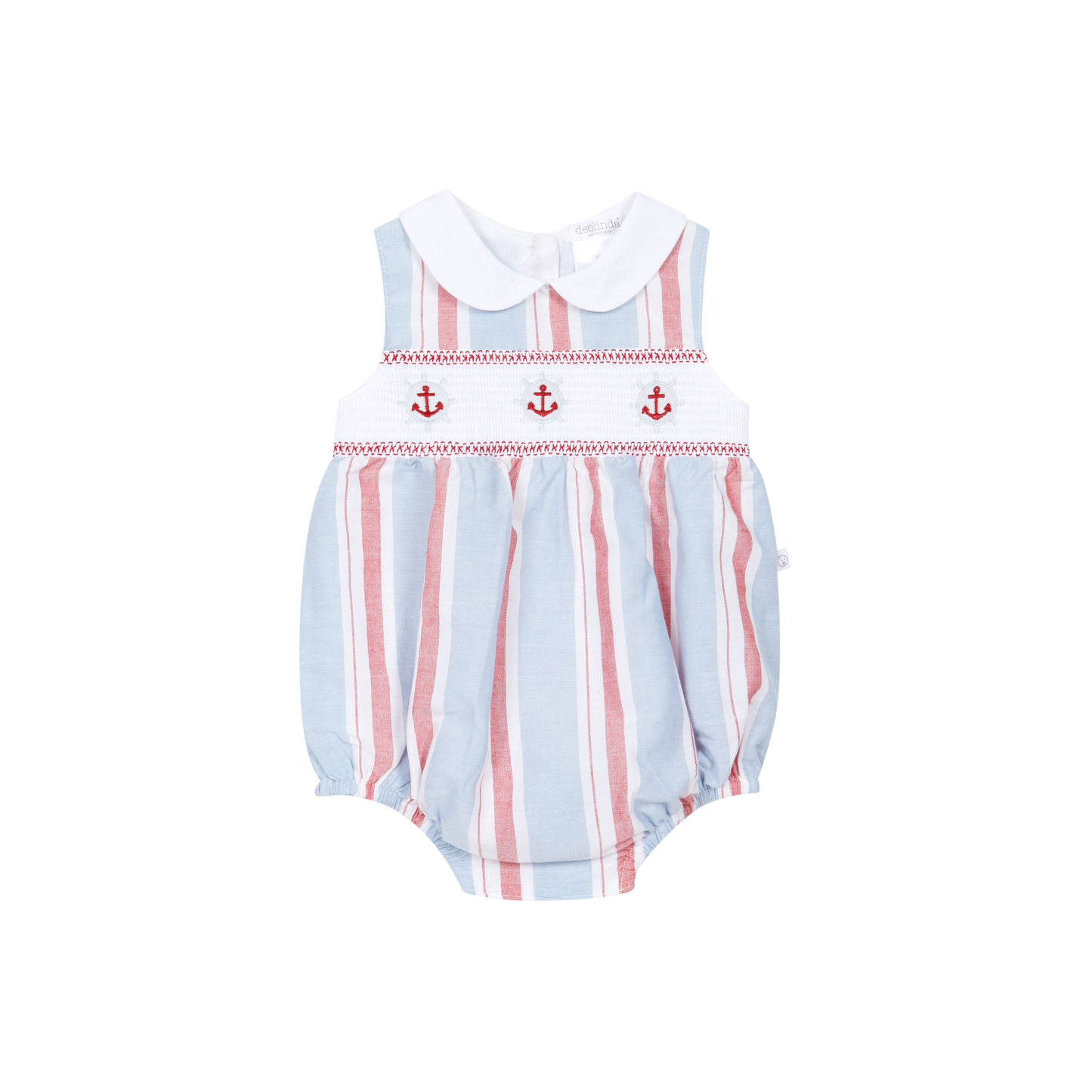 Fofo Com Riscas Azul, Vermelho e Branco