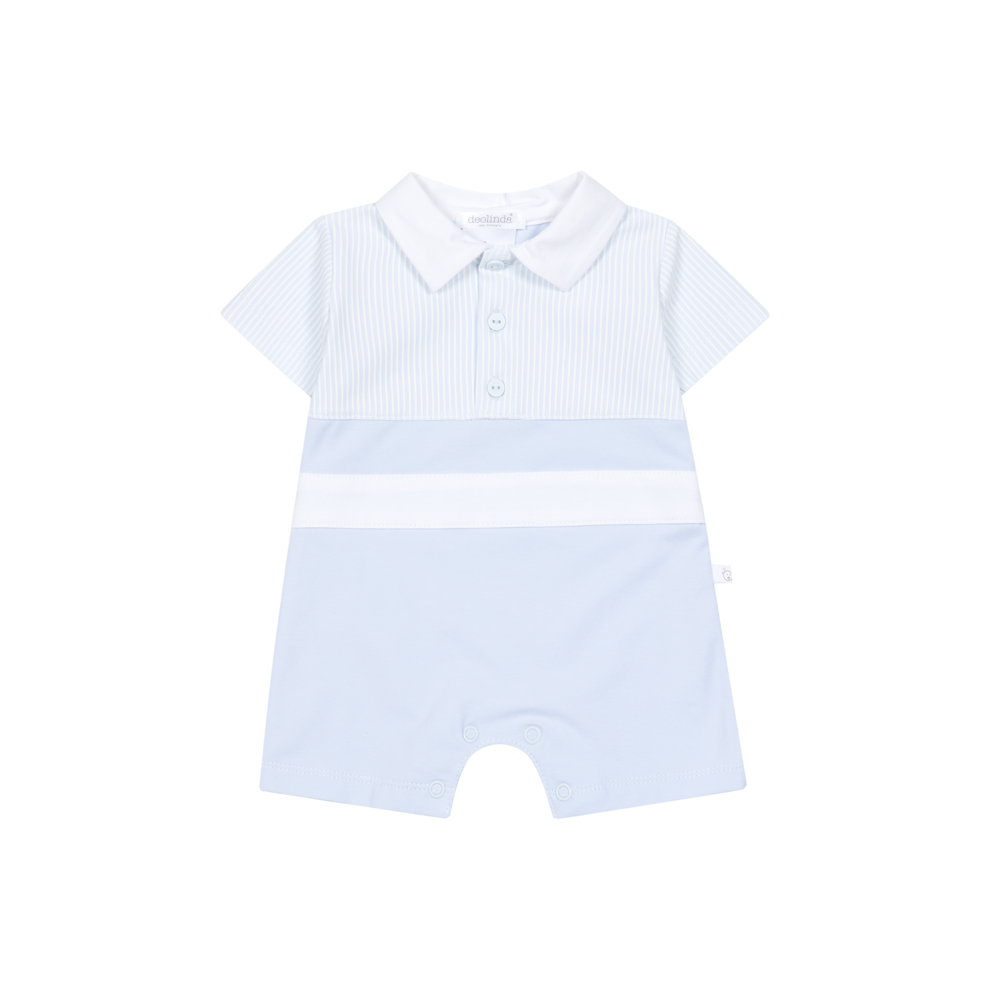 Babygrow de Algodão de Manga Curta