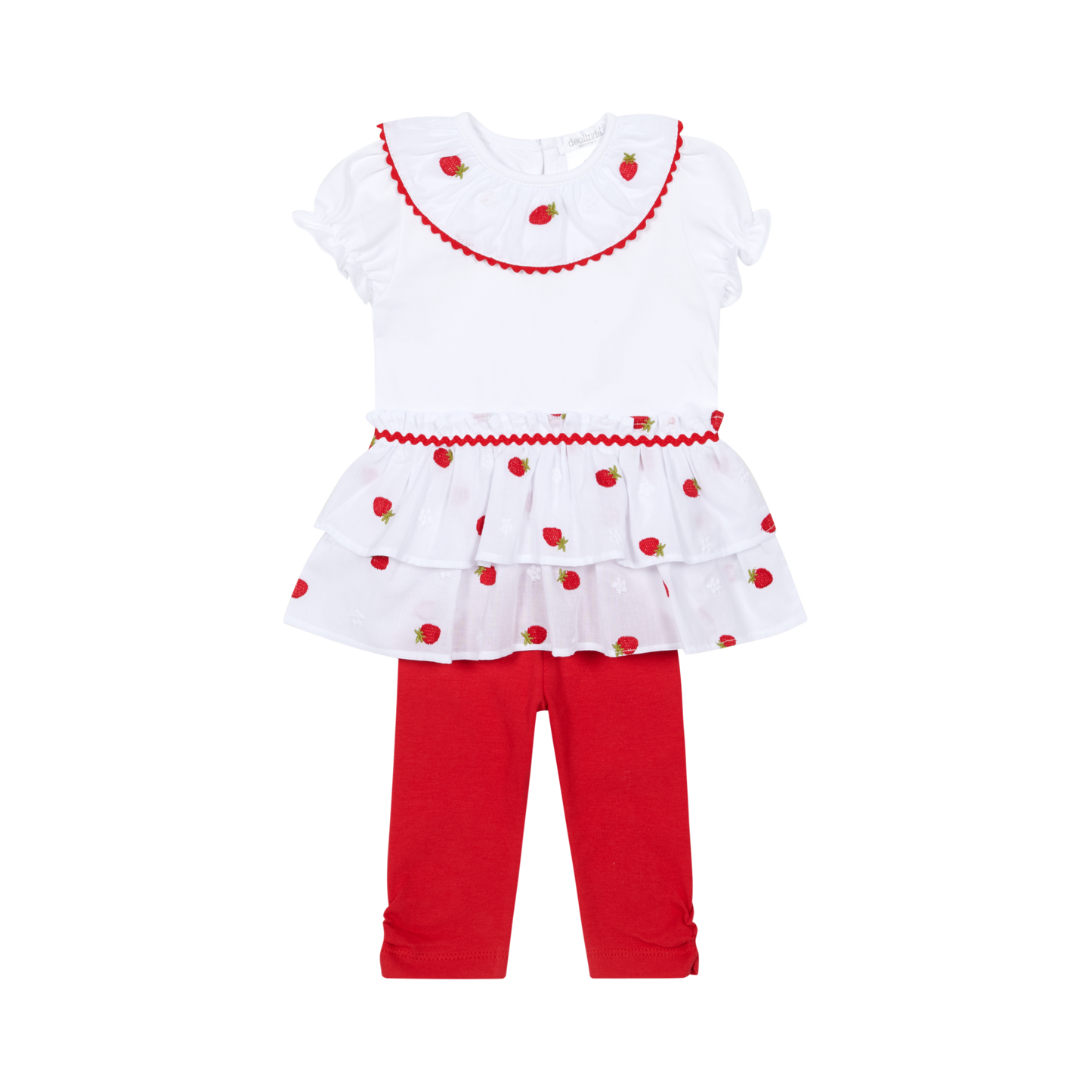 Conjunto Camisola e leggins Morangos