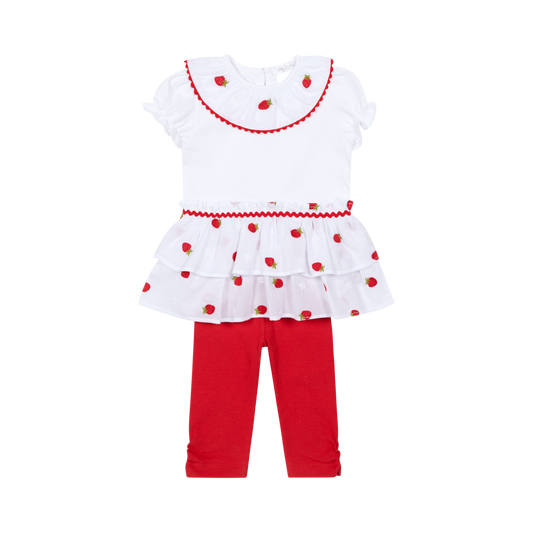 Conjunto Camisola e leggins Morangos