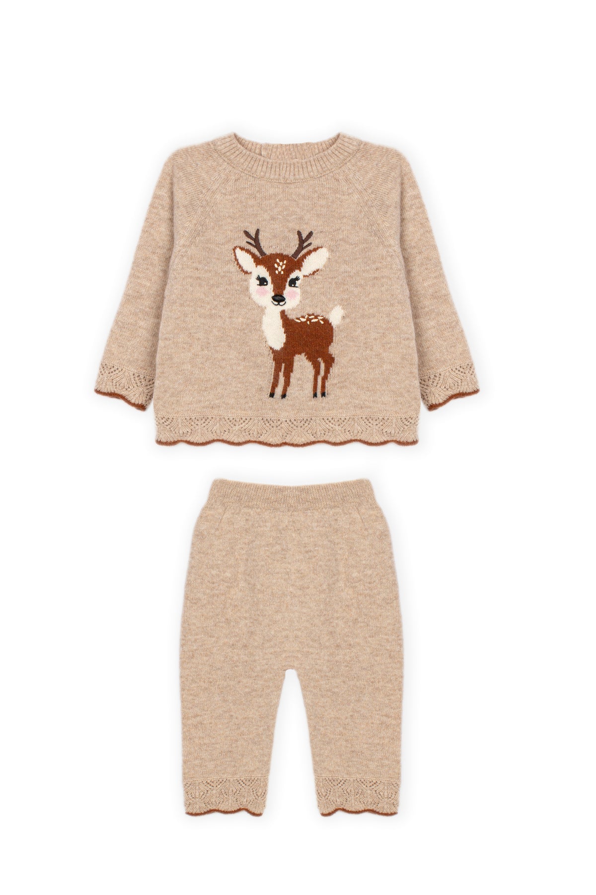 Conjunto de Camisola e Calças Rena