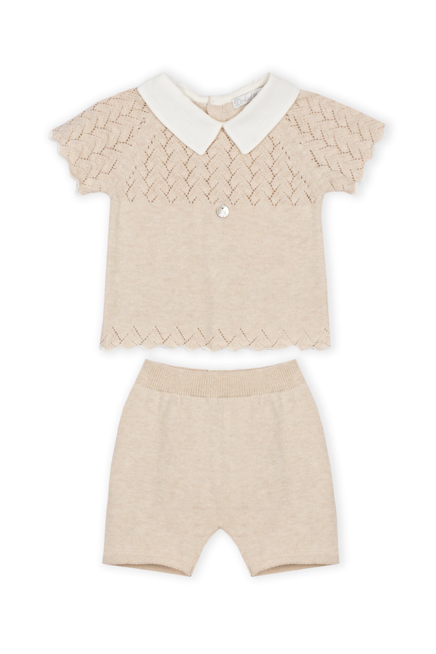 Conjunto Camisola e Calções Bege