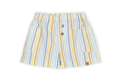 Conjunto Calção com T-shirt Menino às Riscas