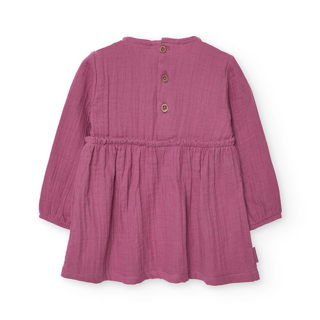 Vestido floral cor-de-rosa | BOBOLI