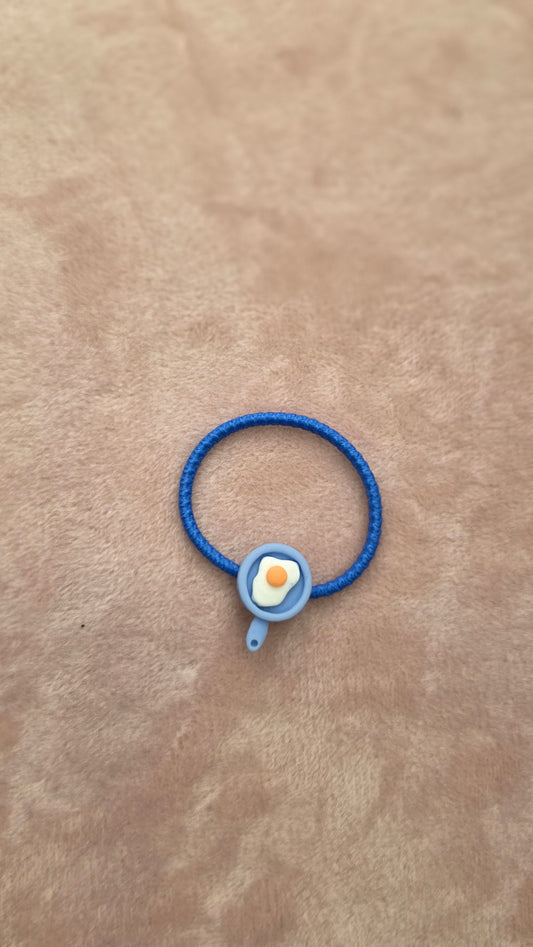 Elástico de Cabelo Infantil - Azul