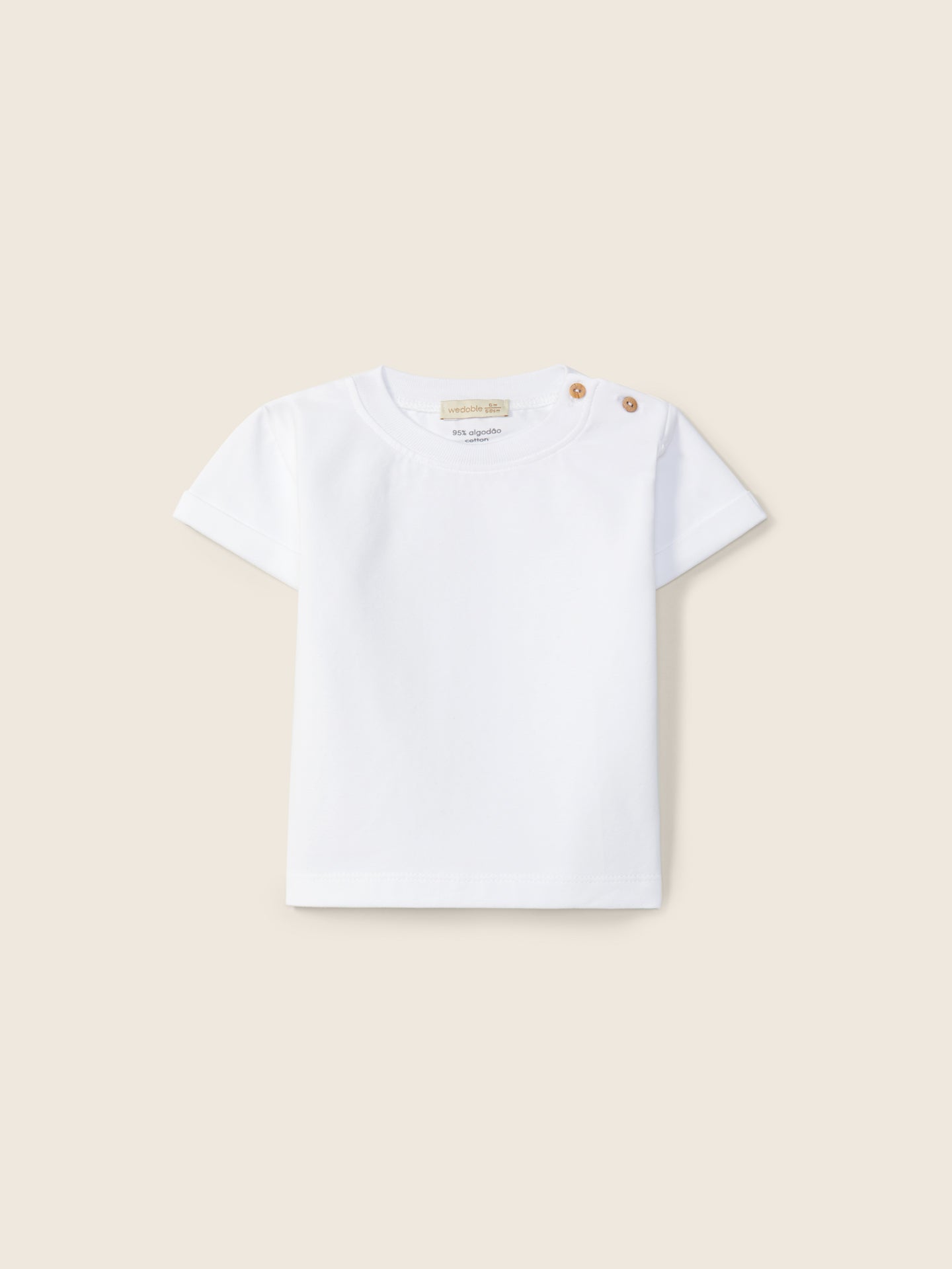 T-shirt em algodão Branca