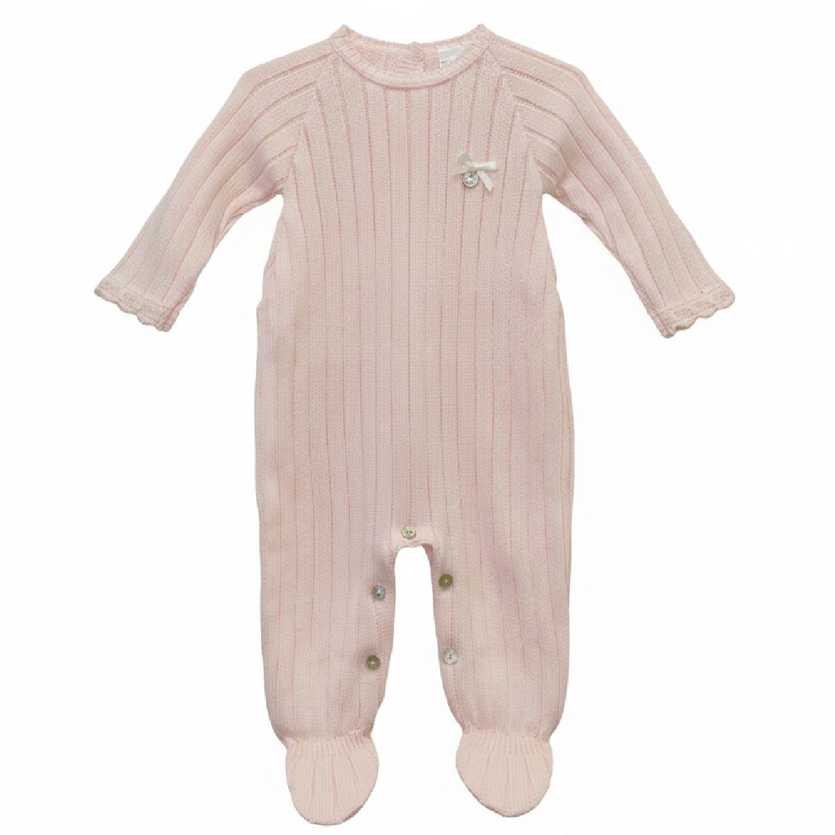 Babygrow em Malha Rosa
