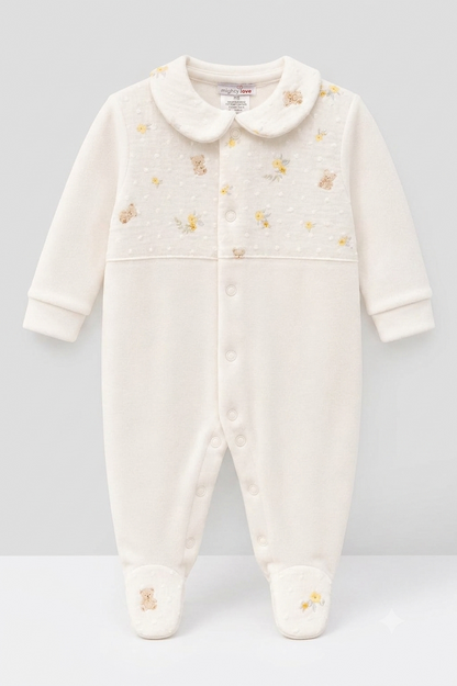 Babygrow Ursinhos e Flores Amarelas
