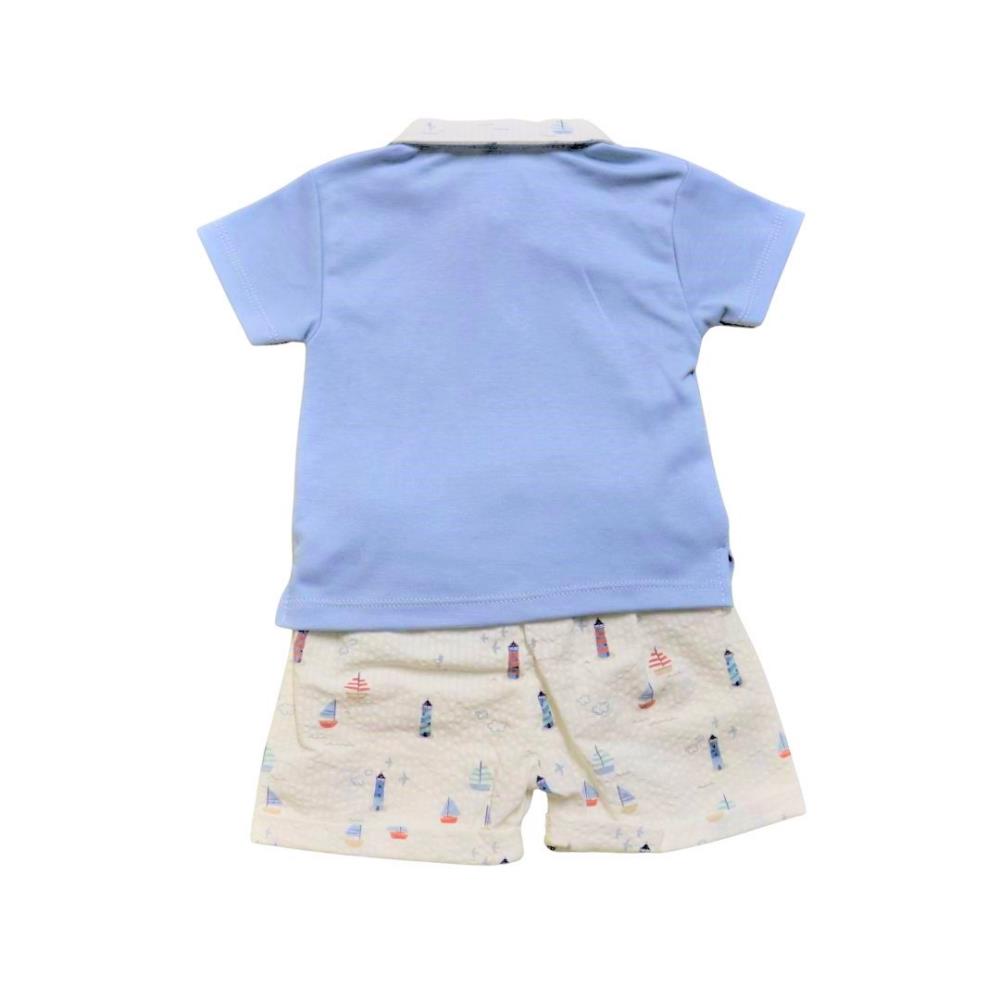 Conjunto Polo e Calções Barcos