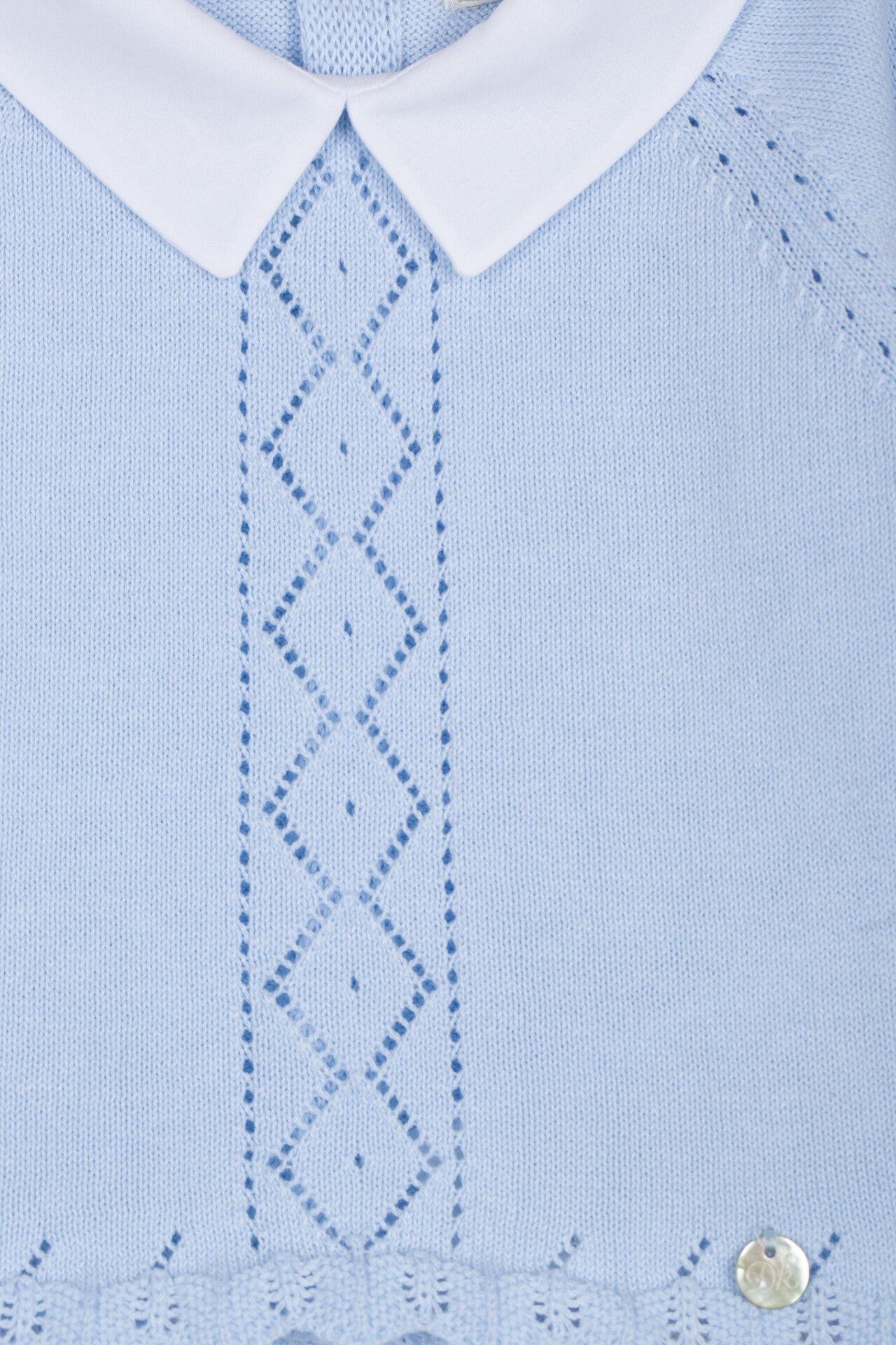 Conjunto em Malha de Algodão Azul